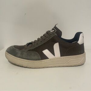 Veja Brown and White Sneakers